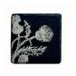 SELBRAE HOUSE SINGLE SLATE COASTER 11X11CM -THISTLE