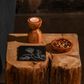 SELBRAE HOUSE SINGLE SLATE COASTER 11X11CM -THISTLE