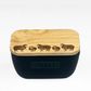 SELBRAE HOUSE BLUE BUTTER DISH - SHEEP