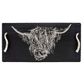 SELBRAE HOUSE SLATE LGE SERVING TRAY-COW GIFT BOXED