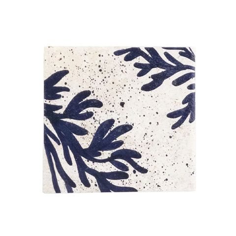 SELBRAE HOUSE SINGLE STONE COASTER 10X10CM - CORAL