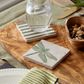 SELBRAE HOUSE SINGLE STONE COASTER 10X10CM -DRAGONFLY