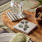 SELBRAE HOUSE SINGLE STONE COASTER 10X10CM -FLORA