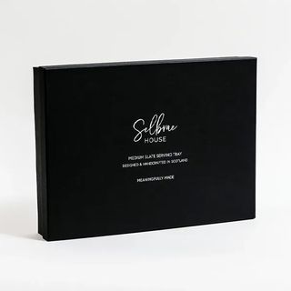SELBRAE HOUSE SLATE MED SERVING TRAY-STAG GIFT BOXED