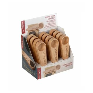 AEROLATTE WOOD STORAGE CLIP & SCOOP CDU 12PK