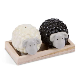DII CERAMIC SHEEP SALT & PEPPER SET