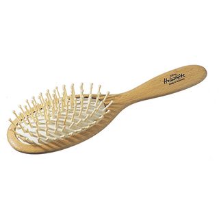 DISHY HAIRBRUSH WITH WOOD PINS
