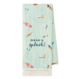 DII MAKE A SPLASH! EMBELLISHED DISH TOWEL