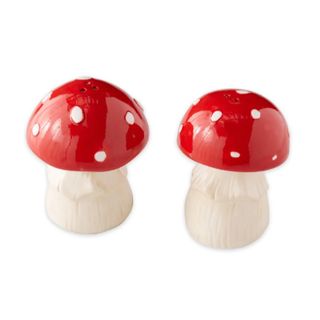 DII CERAMIC MUSHROOMS SALT & PEPPER SET