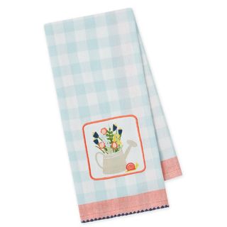 DII WATERING CAN EMBELLISHED DISH TOWEL