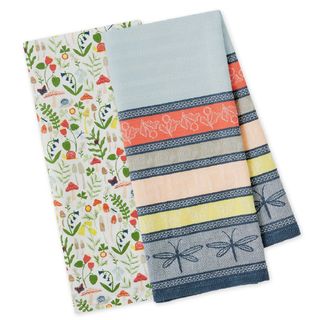 DII SPRING COTTAGE DISH TOWELS SET OF 2
