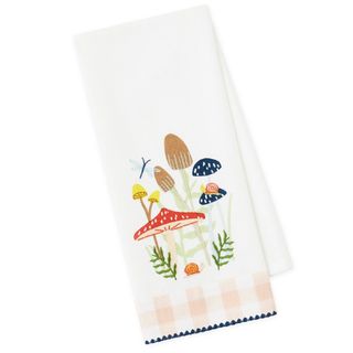 DII MUSHROOM EMBELLISHED DISH TOWEL