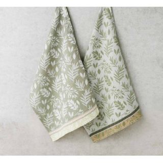 DII GARDEN GREENS JACQUARD DISH TOWEL 12PK