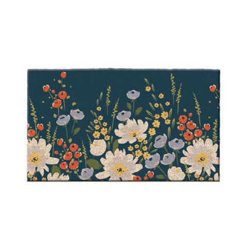 DII COIR DOOR MAT 44.5 X 75CM - WILDFLOWERS