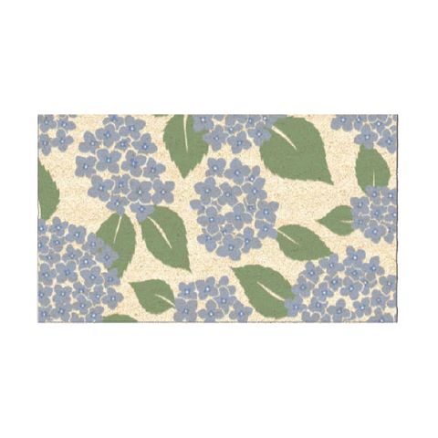 DII COIR DOOR MAT 44.5 X 75CM - HYDRANGEA