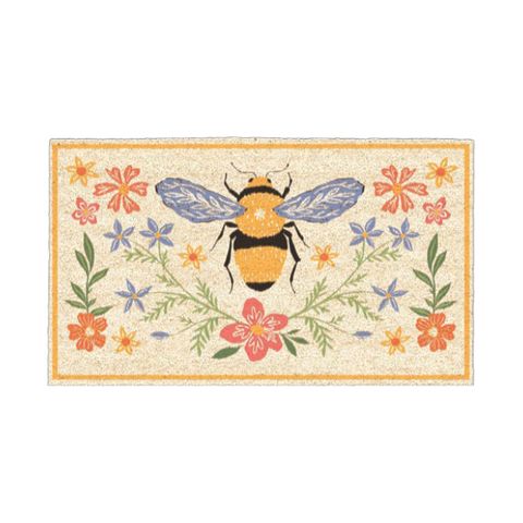 DII COIR DOOR MAT 44.5 X 75CM - BEE GARDEN