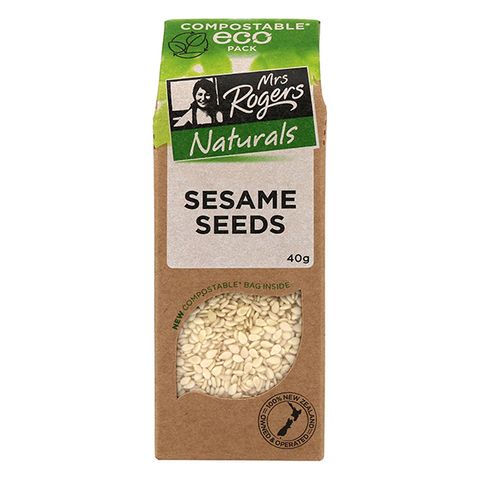 MRS.R.ECO SESAME SEEDS WHITE 40G