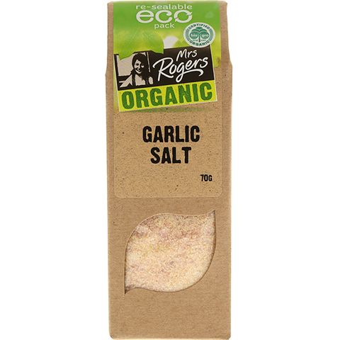 MRS.R.ECO ORG GARLIC SALT 70G