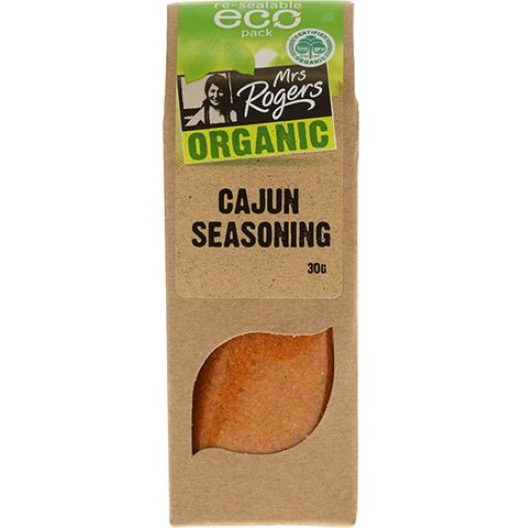 MRS.R.ECO ORG CAJUN SEASONING 30G