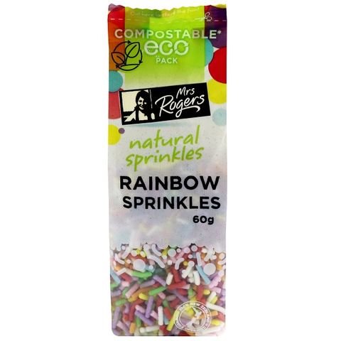 MRS.R.SPRINKLES RAINBOW DECS 60G