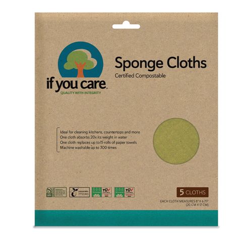 IF YOU CARE SPONGE CLOTHS 5 PACK