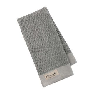 DII WASHED WAFFLE TEA TOWEL-WILD DOVE
