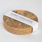 LIGA ICE GREY ROUND COASTERS-4 PK
