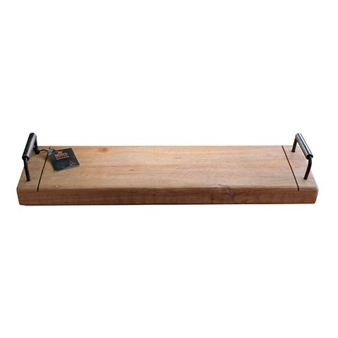 HUNT & GATHER RECTANGLE BOARD WITH HANDLE - 52X14X10CM