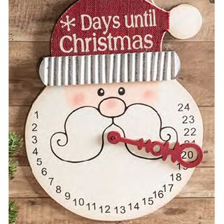DII DAYS TIL CHRISTMAS CLOCK - SANTA