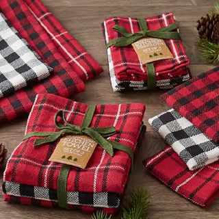 DII HEAVY TEA TOWEL 3PK- WINTER CABIN