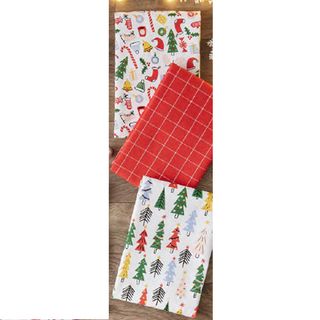 DII HOLIDAY VIBES DISH TOWEL - SET OF 3