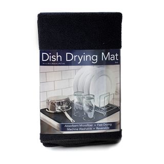 KITCHEN BASICS DISH DRY MAT BLACK -GEN