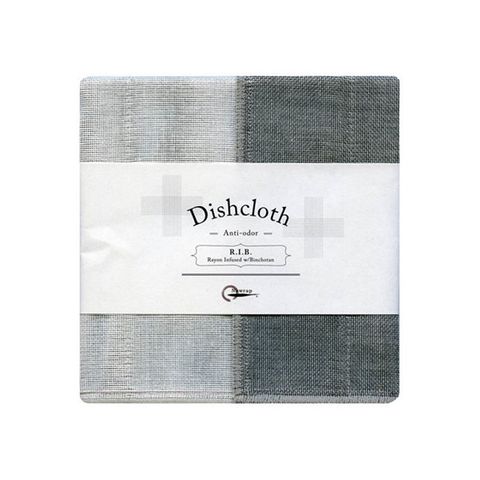 NAWRAP RIB DISHCLOTH 35 X 35CM-WHITE