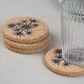 LIGA CORK SET OF 4 COASTERS - SEA HOLLY