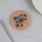 LIGA CORK SET OF 4 COASTERS - SEA HOLLY