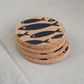 LIGA CORK SET OF 4 COASTERS - GREY FISH