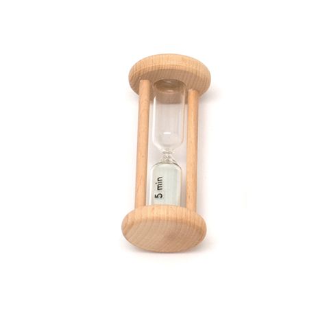 DISHY BEECH WOOD  KITCHEN TIMER(5 MINS)10CM