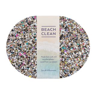 LIGA BEACH CLEAN OVAL PLACEMAT-SET OF 4