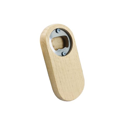 FLORENCE BOTTLE OPENER BEECH & SS 10CM