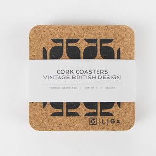 LIGA HORNSEA GEOMETRIC COASTER -SET OF 4