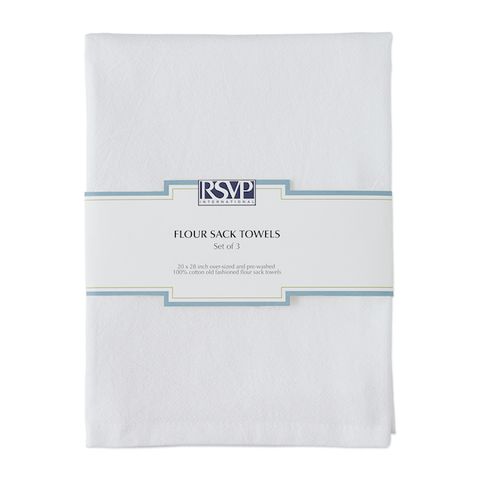 RSVP FLOUR SACK TOWEL - SET OF 3