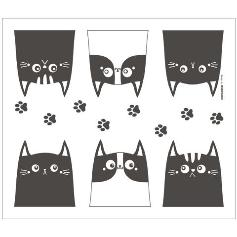 FLORENCE DISH CLOTH - BLACK CATS