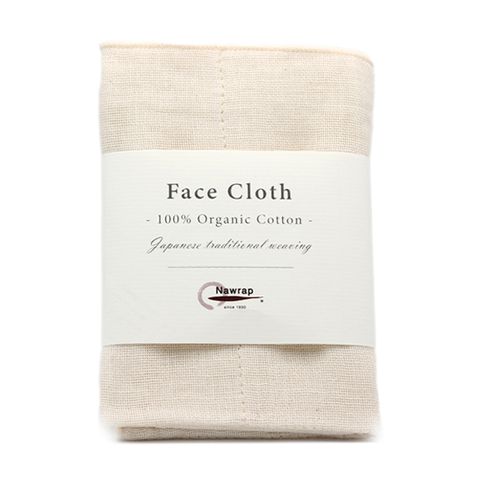 NAWRAP ORGANIC FACE CLOTH -IVORY