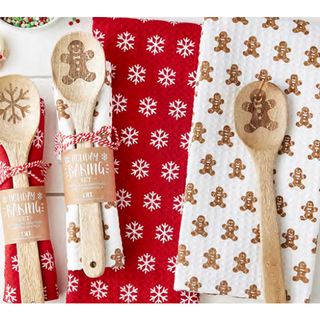 DII HOLIDAY DISH TOWEL & SPOON GIFT SET