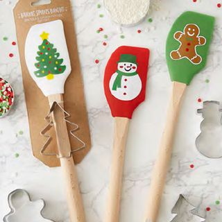 DII CHRISTMAS SPATULA & COOKIE CUTTER GIFT SET