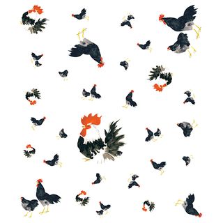 NAWRAP DISH CLOTH 35X40CM - ROOSTER & HEN