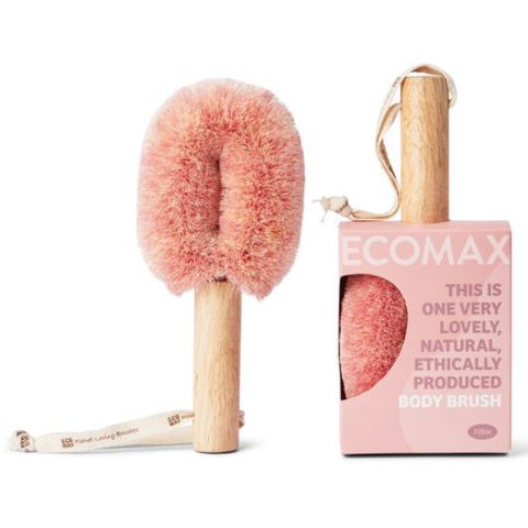 ECOMAX SPA FIRM SISAL BODY BRUSH - PINK 2