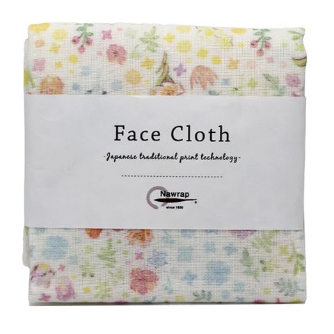 NAWRAP FACE CLOTH - FLOWER GARDEN