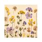 HOME FASHION PRESSED FLOWERS NAPKINS - 20 PACK