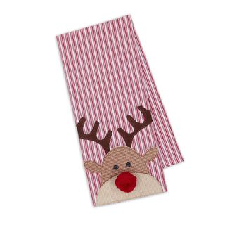 DII REINDEER EMBELLISHED DISHTOWEL